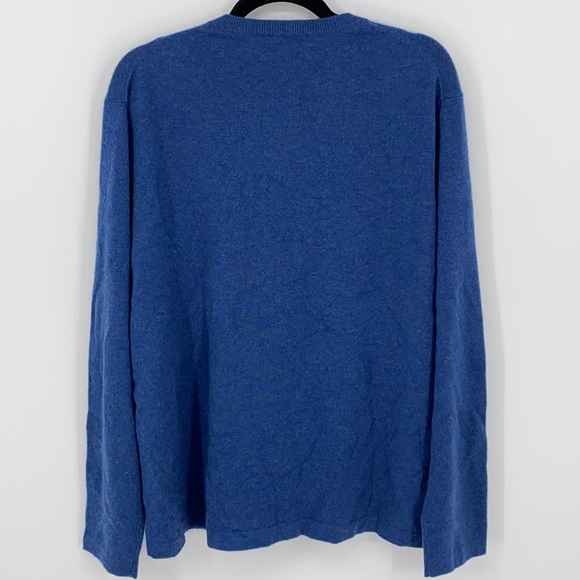 Pure Cashmere Men’s V Neck Sweater Size XL - Picture 5 of 9